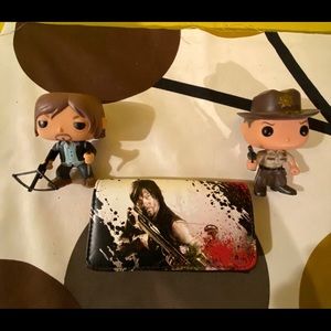 The Walking Dead Funko Pop figure with TWD Wallet